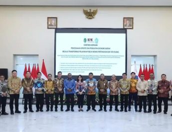 Di Hadapan Gubernur Sulut YSK, Wabup Minut Kevin Lotulung Teken Komitmen dengan KPK dan ATR/BPN
