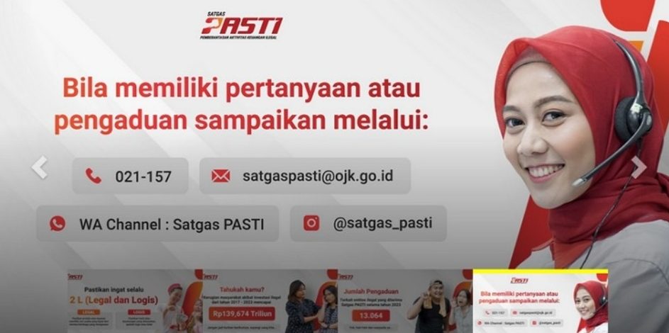 Satgas PASTI Hentikan 27 Gadai Swasta dan 228 Pedagang Aset Keuangan Digital Ilegal 