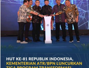 HUT ke-81 Republik Indonesia, Kementerian ATR/BPN Luncurkan Tiga Program Transformasi Pelayanan