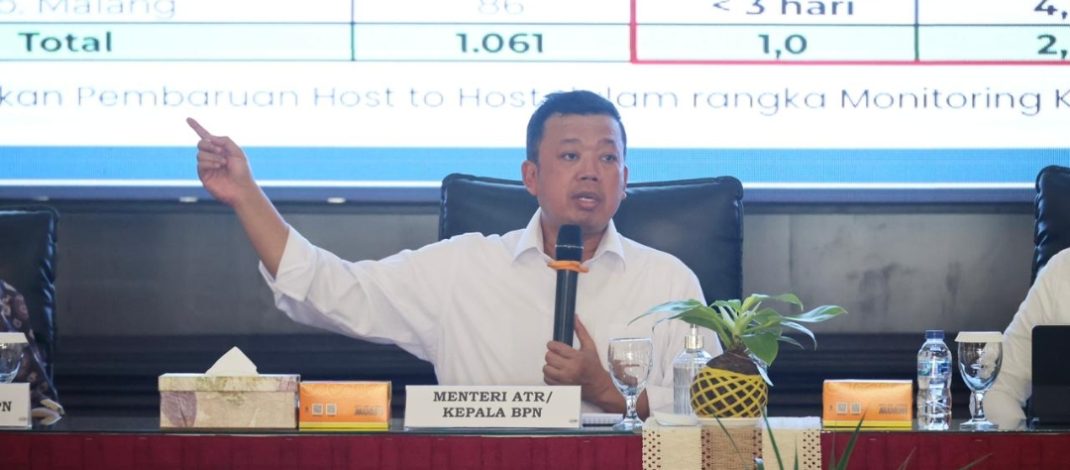 Menteri ATR/Kepala BPN: Transformasi Organisasi dan Layanan Pertanahan harus Bermuara pada Kepastian bagi Masyarakat