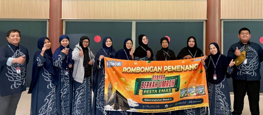 Wujudkan Semangat ‘Dari Mencuci Bisa ke Tanah Suci’, Sabun Krim EKONOMI Berangkatkan 11 Pemenang Umroh